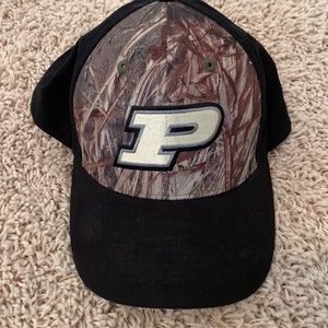 Purdue camo adjustable hat